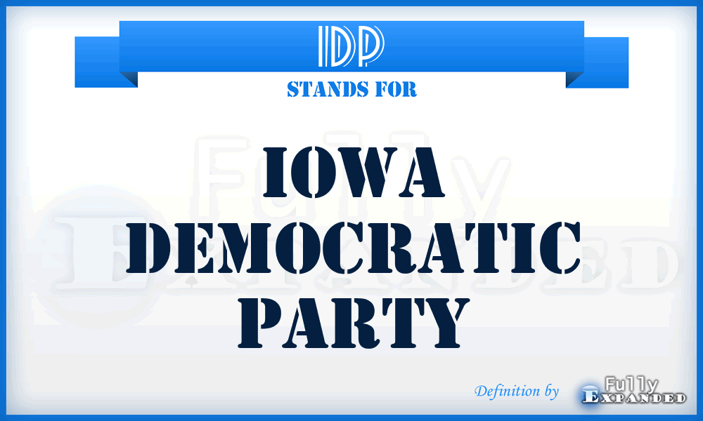 IDP - Iowa Democratic Party