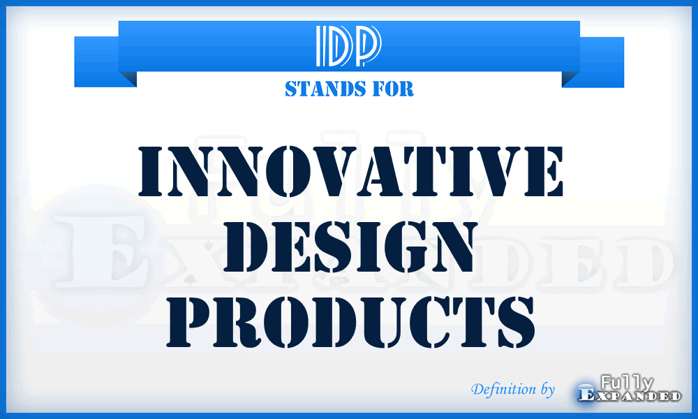 IDP - Innovative Design Products