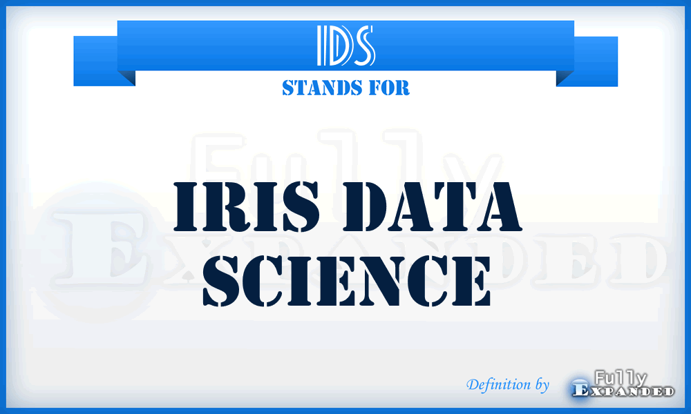 IDS - Iris Data Science