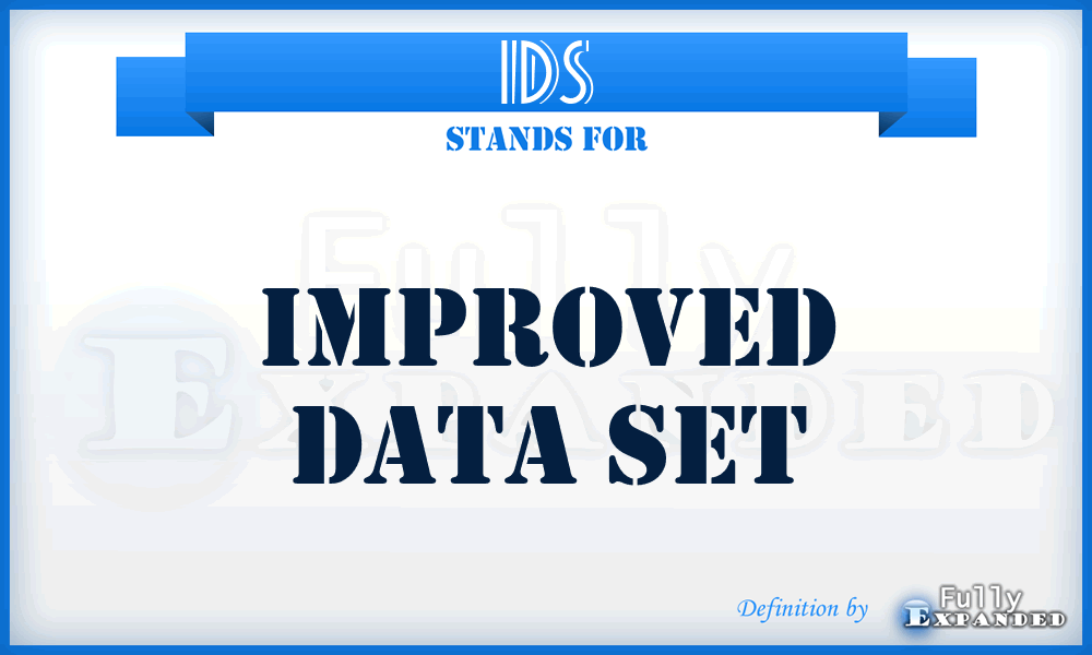 IDS - improved data set