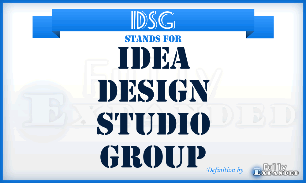 IDSG - Idea Design Studio Group