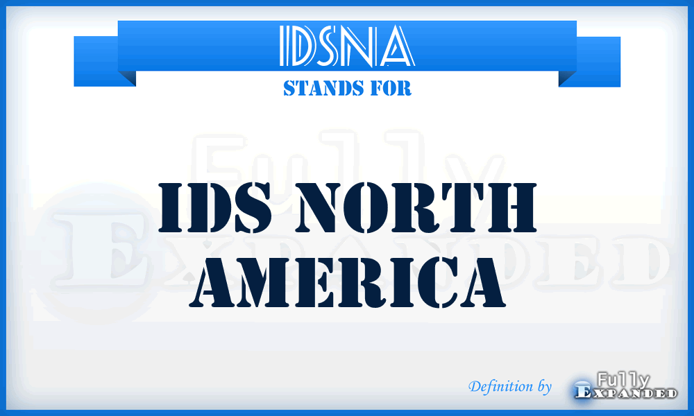 IDSNA - IDS North America