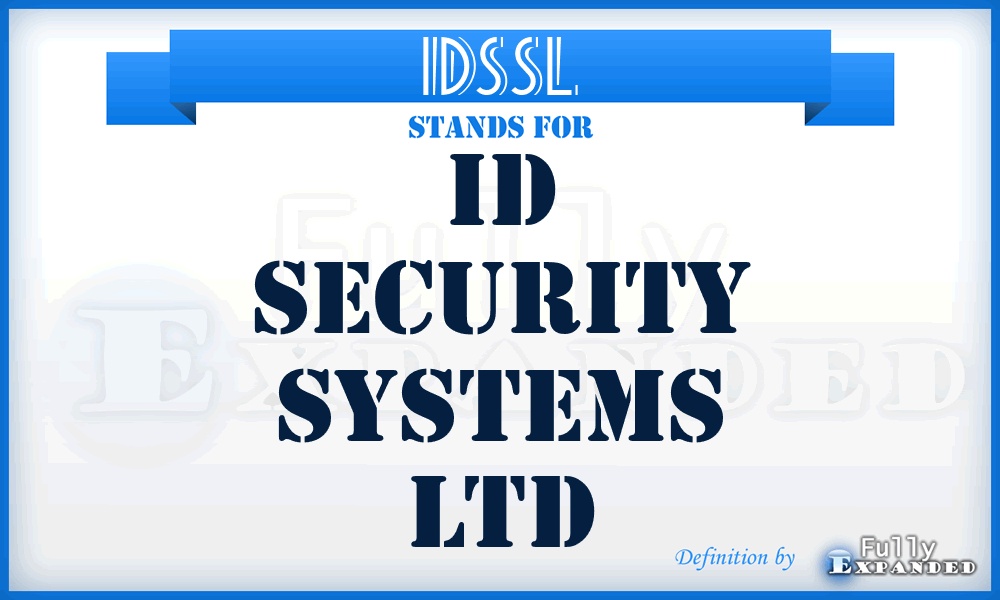 IDSSL - ID Security Systems Ltd