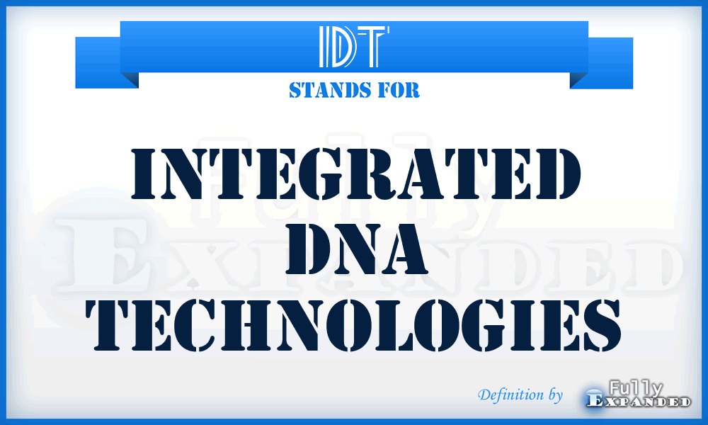 IDT - Integrated Dna Technologies