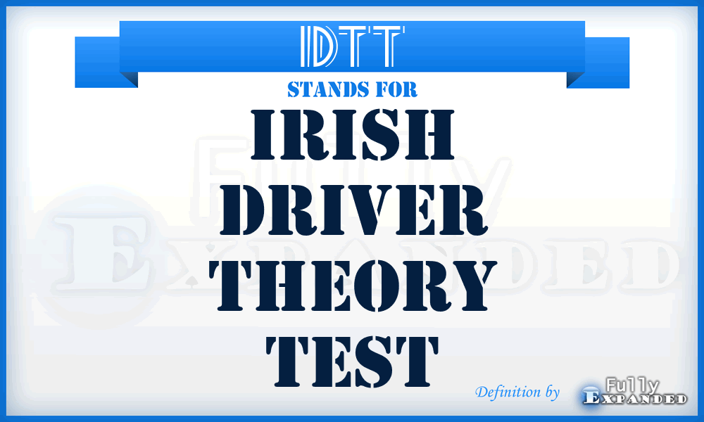 IDTT - Irish Driver Theory Test