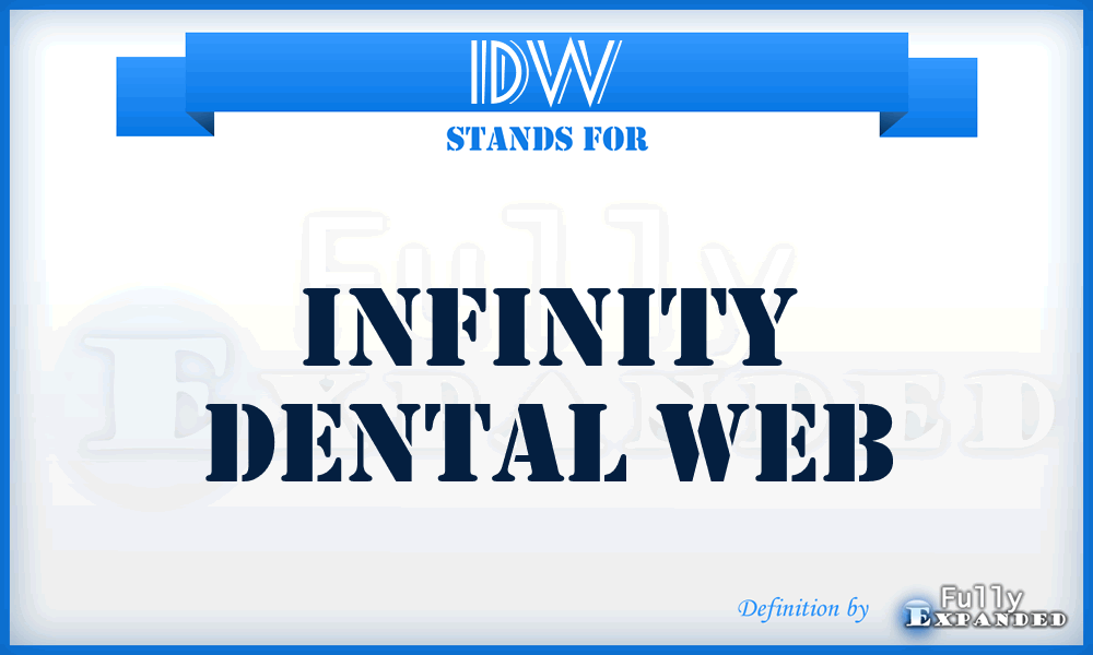 IDW - Infinity Dental Web