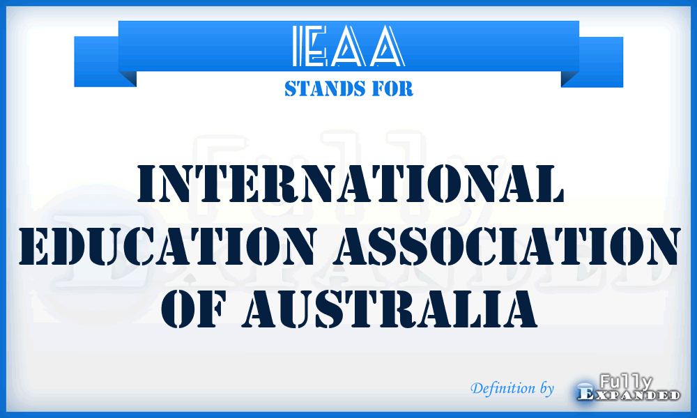 IEAA - International Education Association of Australia
