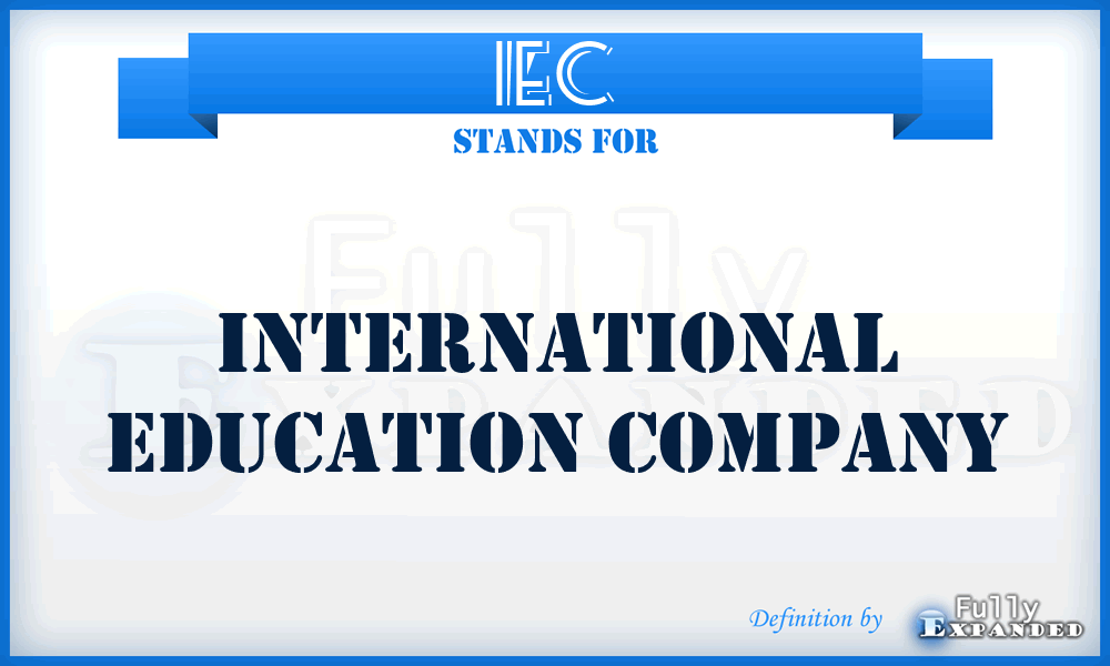 IEC - International Education Company