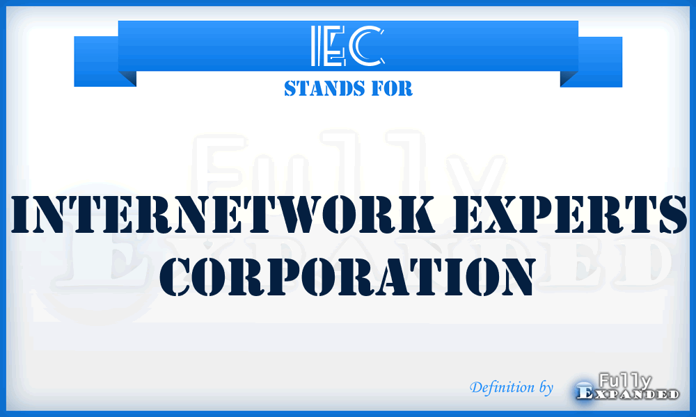 IEC - Internetwork Experts Corporation