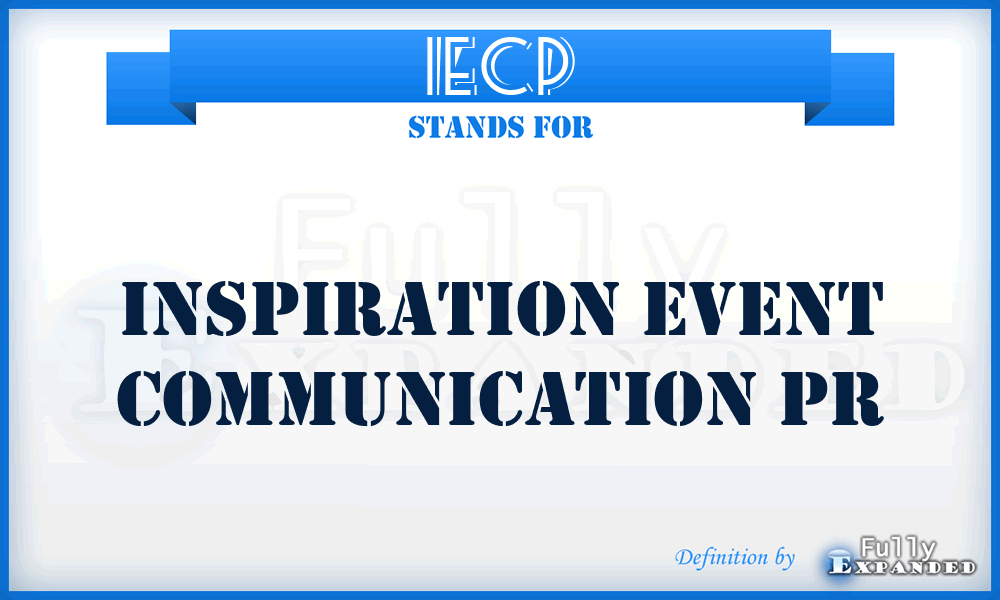 IECP - Inspiration Event Communication Pr