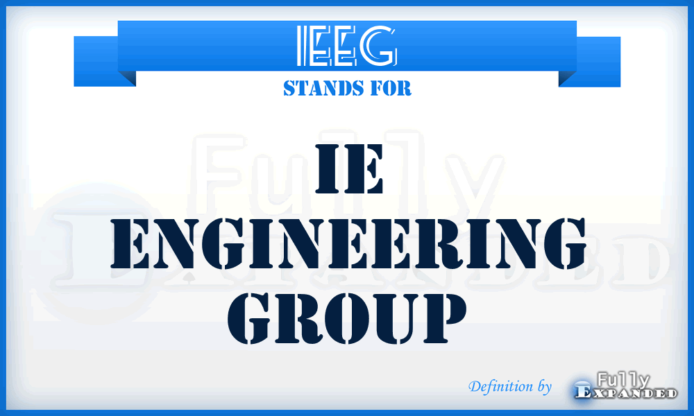 IEEG - IE Engineering Group