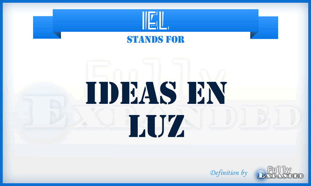 IEL - Ideas En Luz