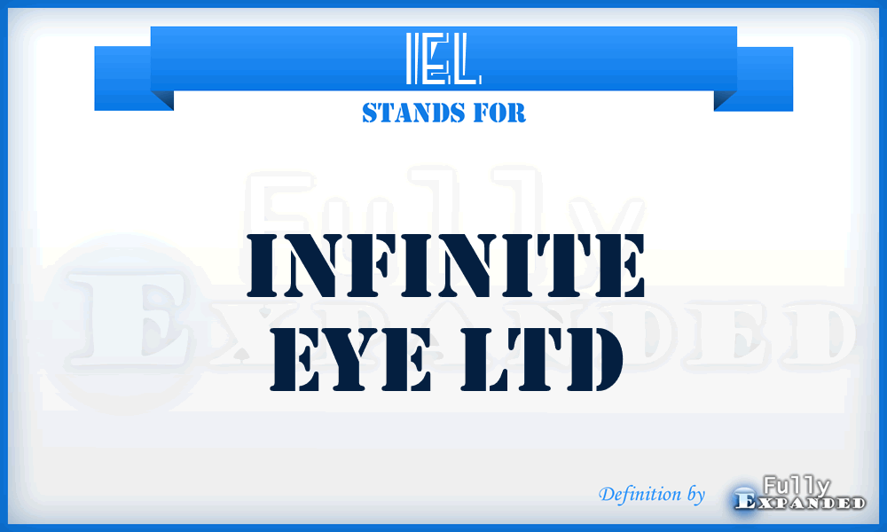 IEL - Infinite Eye Ltd