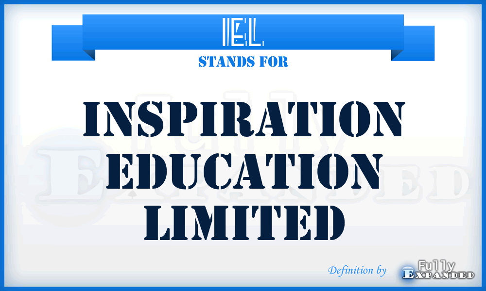 IEL - Inspiration Education Limited