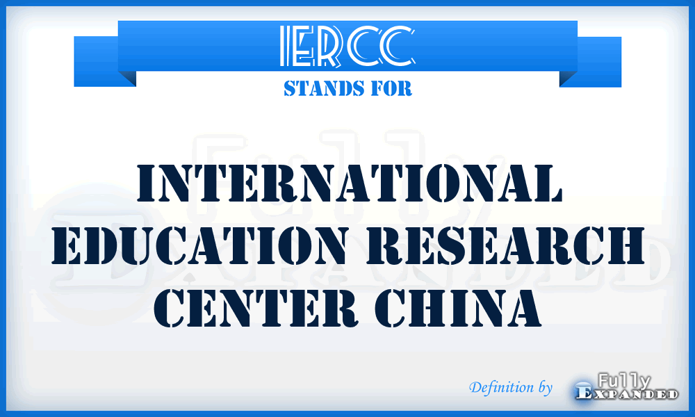 IERCC - International Education Research Center China
