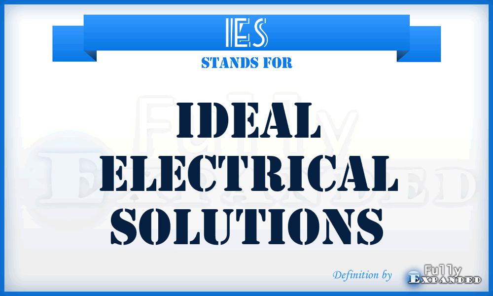 IES - Ideal Electrical Solutions