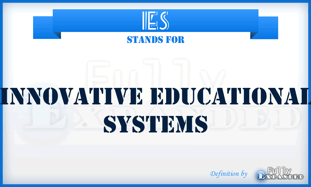 IES - Innovative Educational Systems
