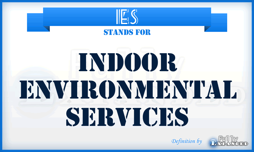 IES - Indoor Environmental Services