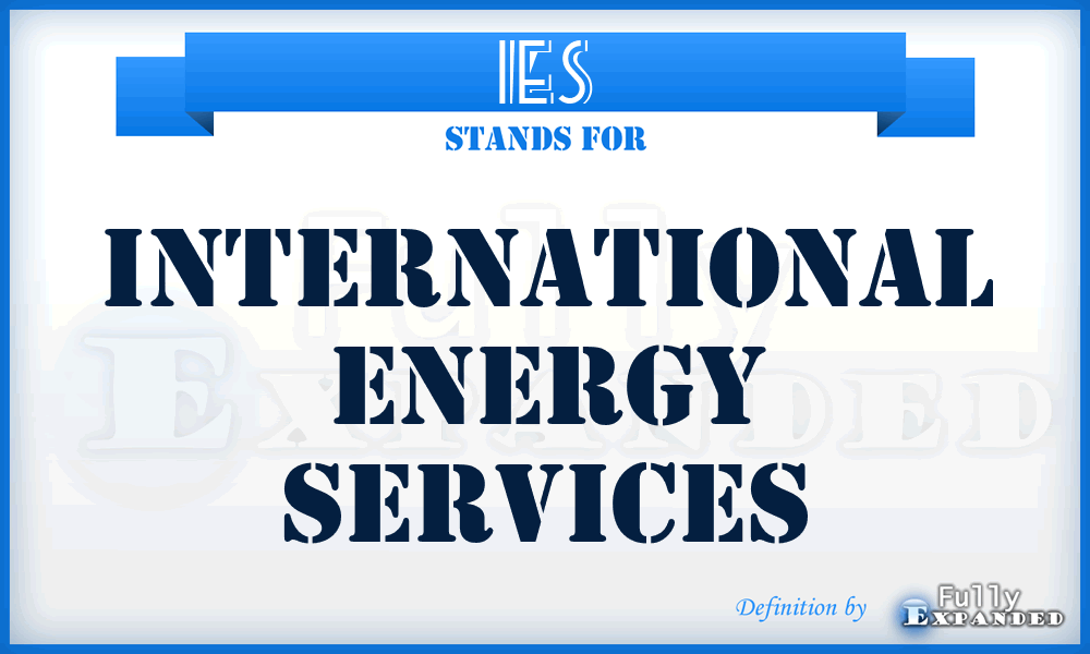 IES - International Energy Services