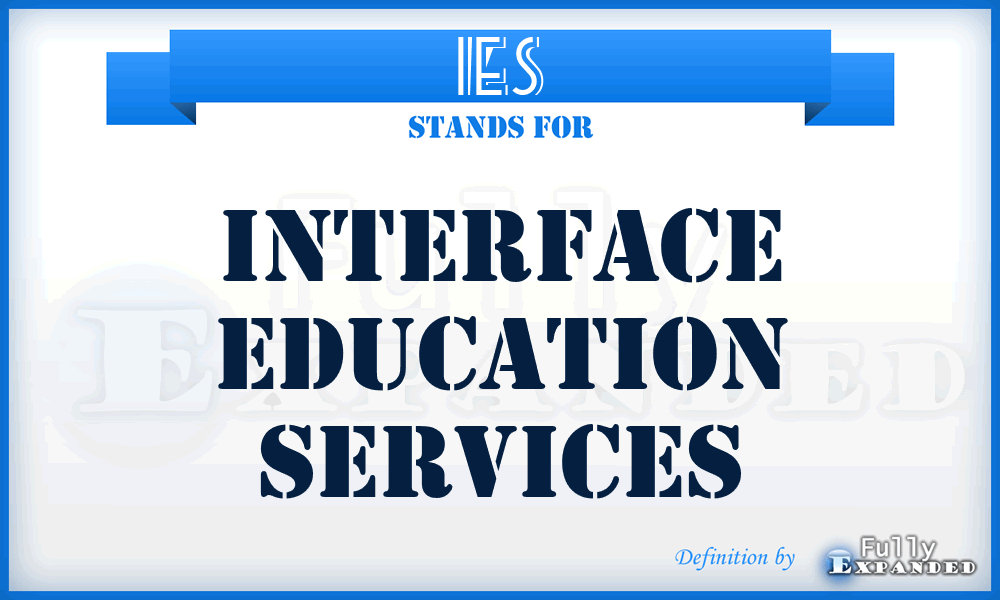 IES - Interface Education Services