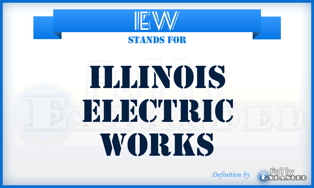 IEW - Illinois Electric Works
