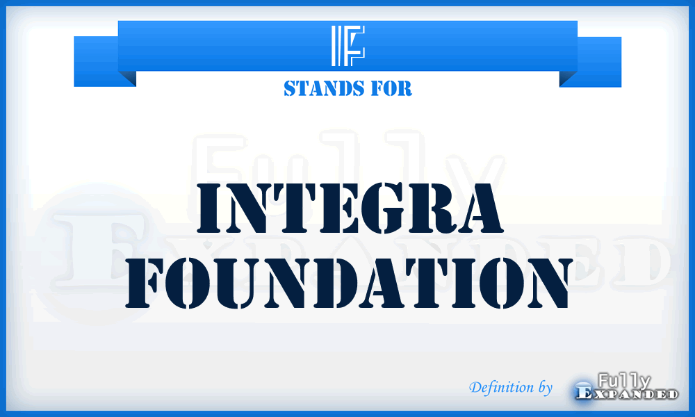 IF - Integra Foundation