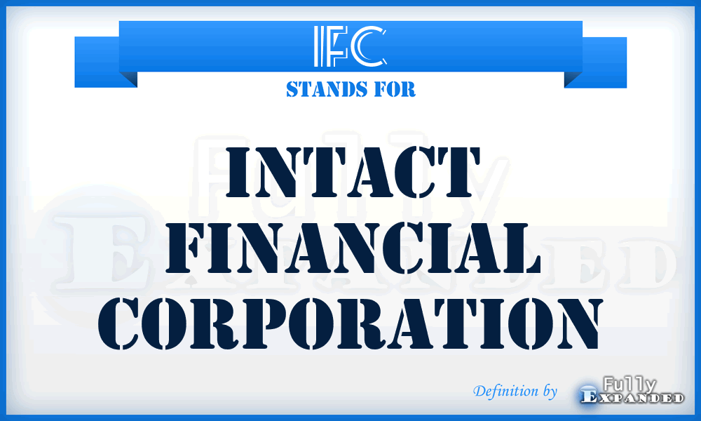 IFC - Intact Financial Corporation