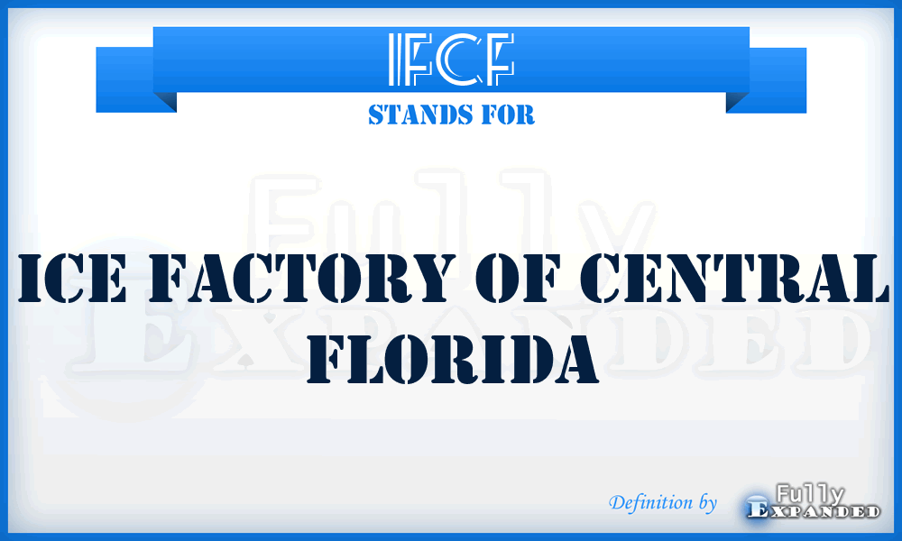 IFCF - Ice Factory of Central Florida