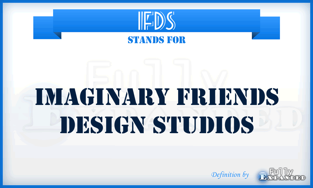 IFDS - Imaginary Friends Design Studios