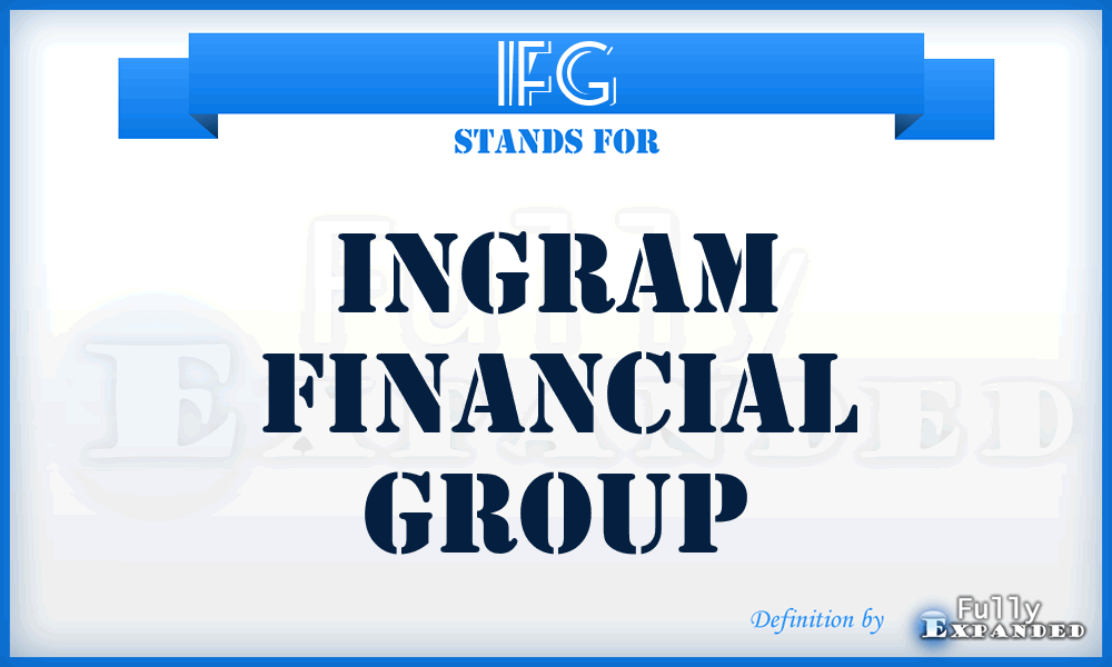 IFG - Ingram Financial Group