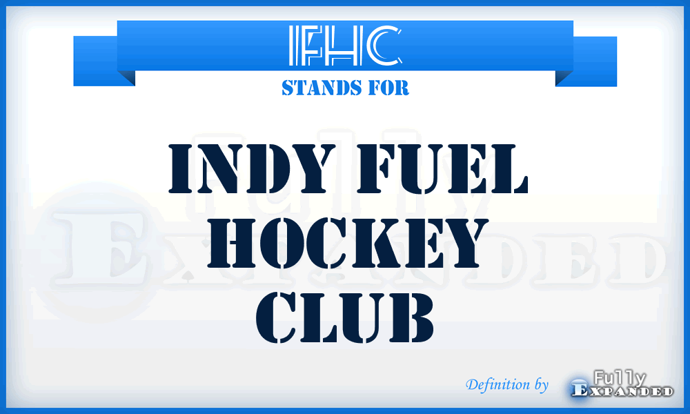 IFHC - Indy Fuel Hockey Club