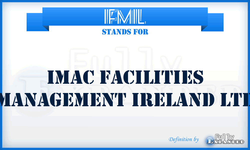 IFMIL - Imac Facilities Management Ireland Ltd