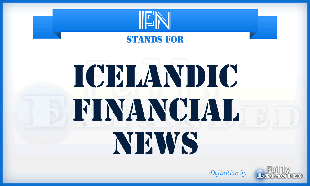 IFN - Icelandic Financial News
