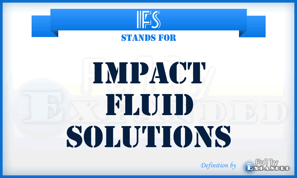 IFS - Impact Fluid Solutions