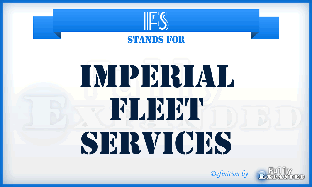 IFS - Imperial Fleet Services