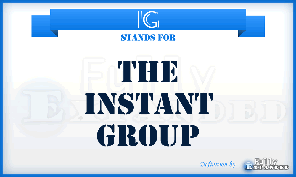 IG - The Instant Group