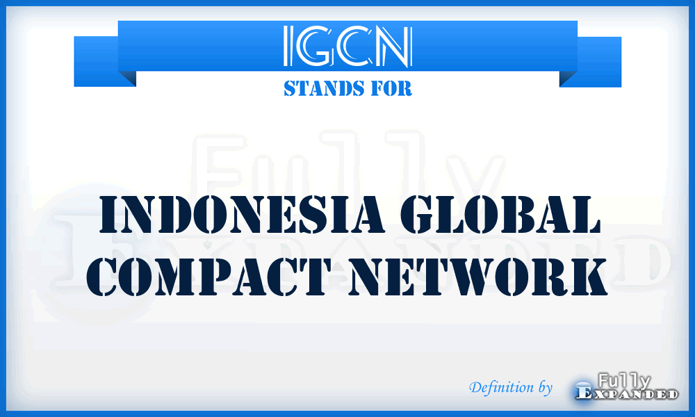 IGCN - Indonesia Global Compact Network