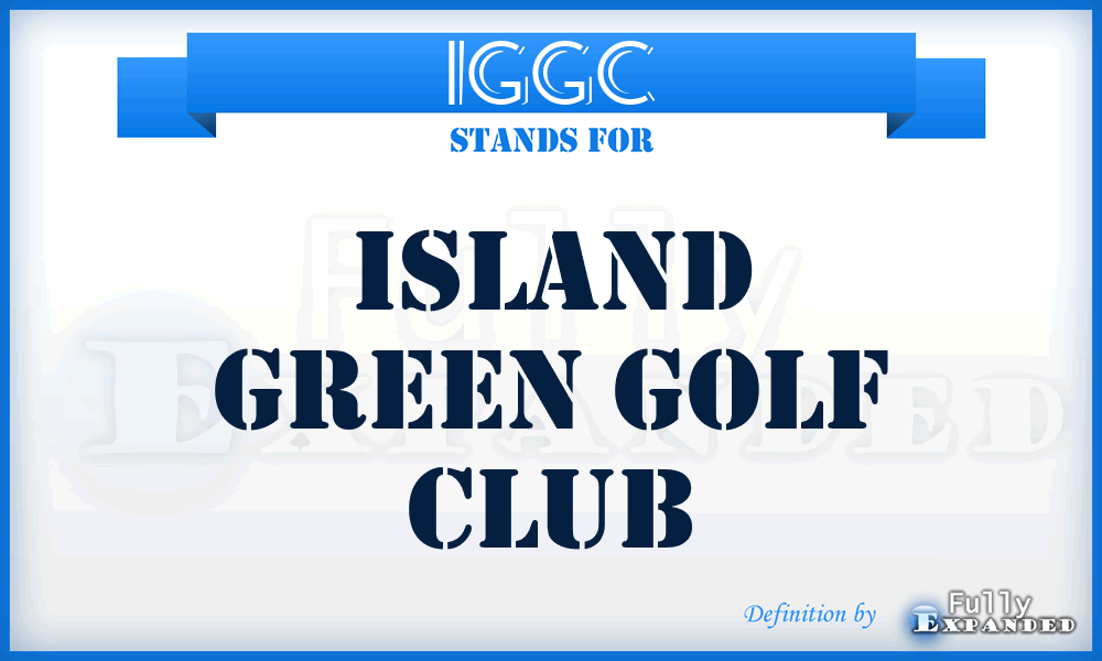 IGGC - Island Green Golf Club