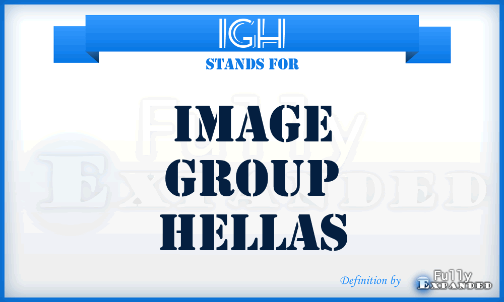 IGH - Image Group Hellas