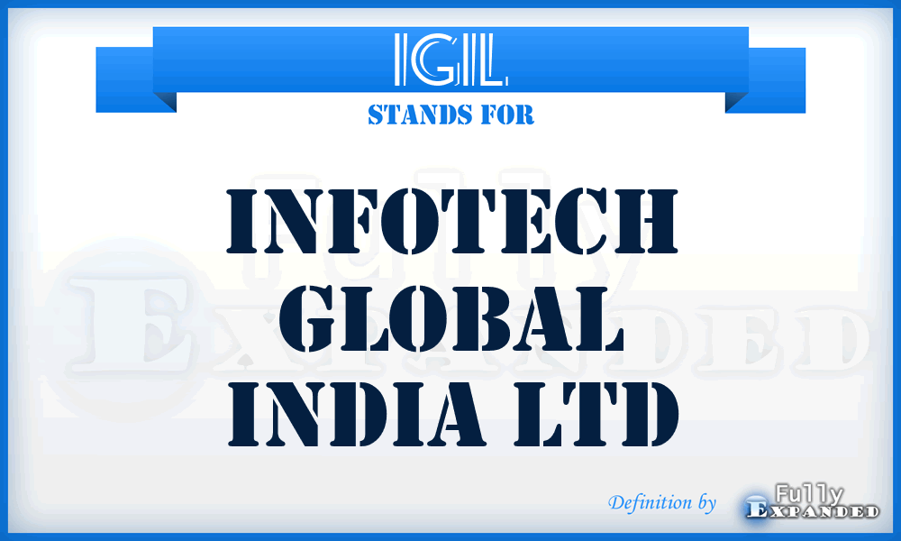 IGIL - Infotech Global India Ltd