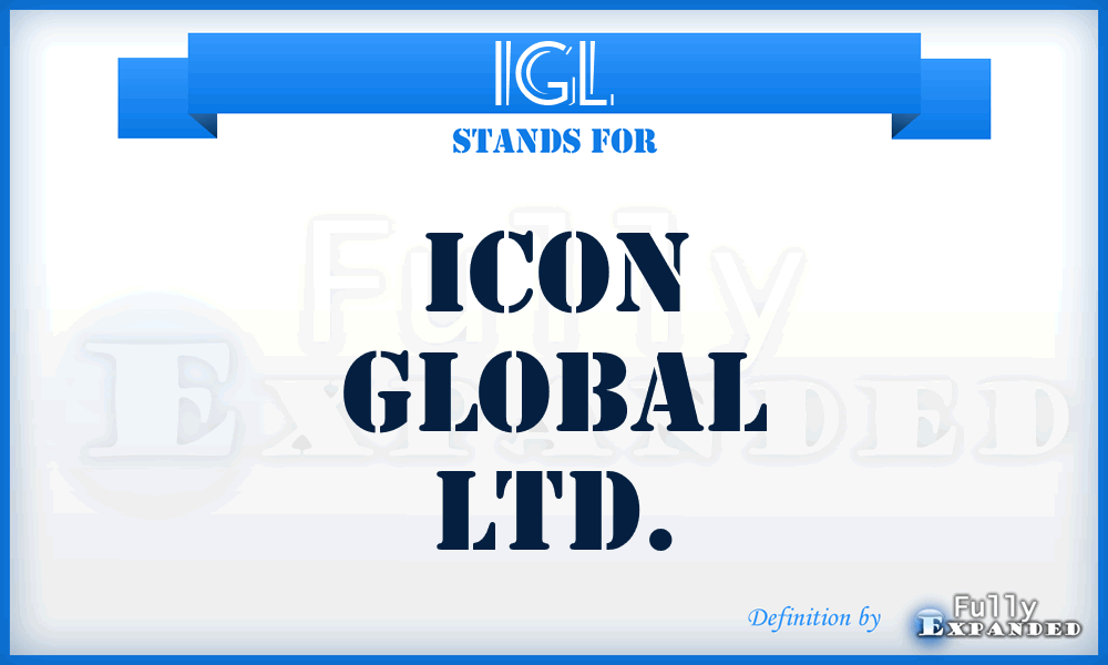 IGL - Icon Global Ltd.