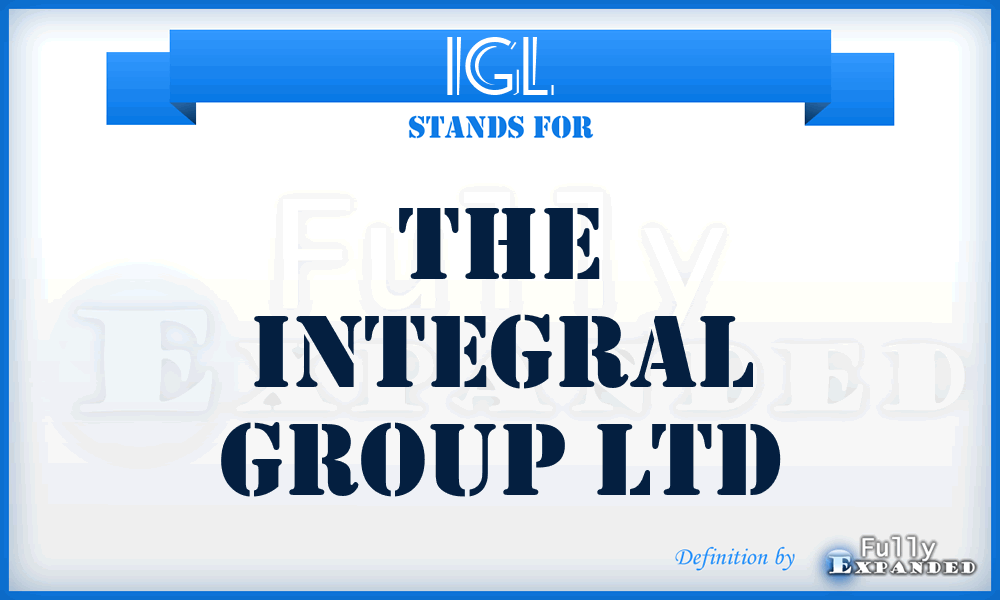 IGL - The Integral Group Ltd