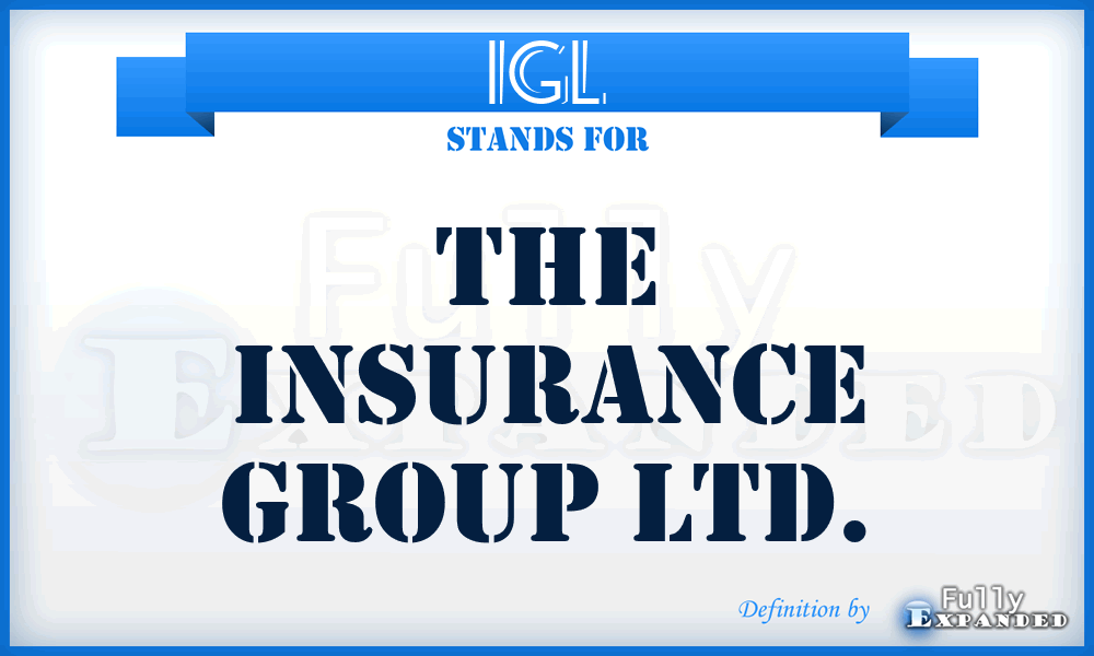 IGL - The Insurance Group Ltd.