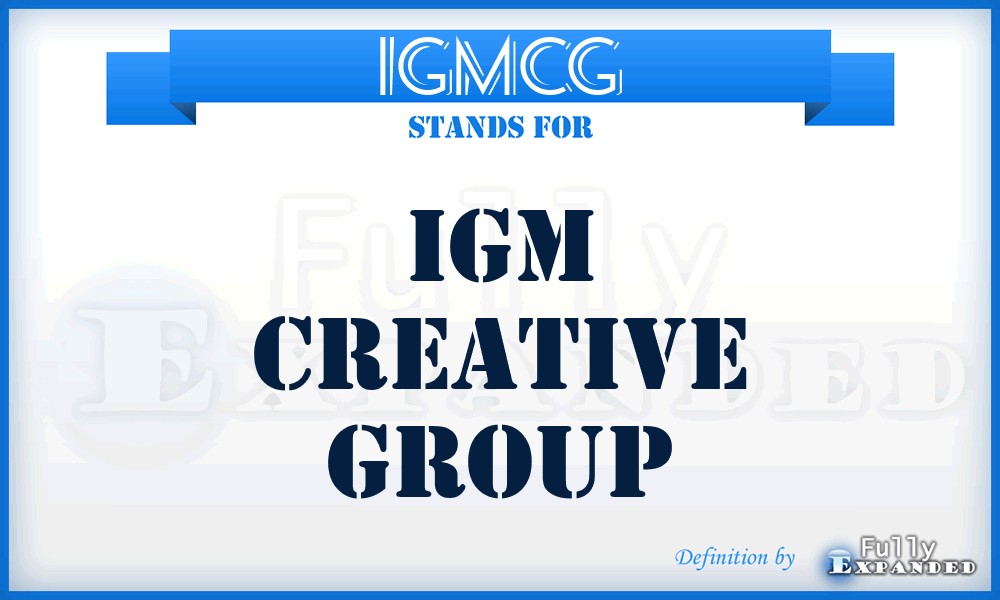 IGMCG - IGM Creative Group