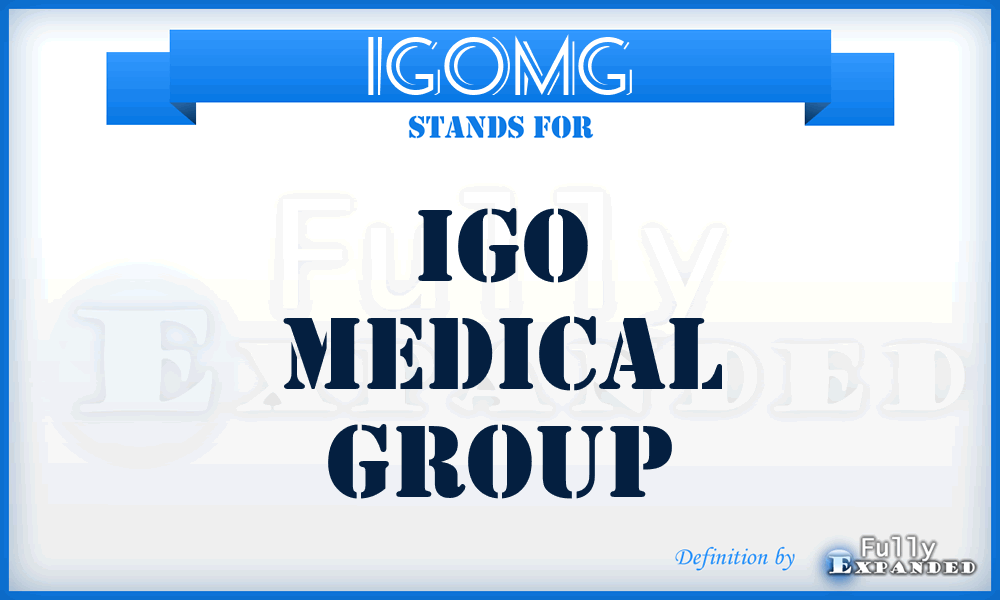 IGOMG - IGO Medical Group