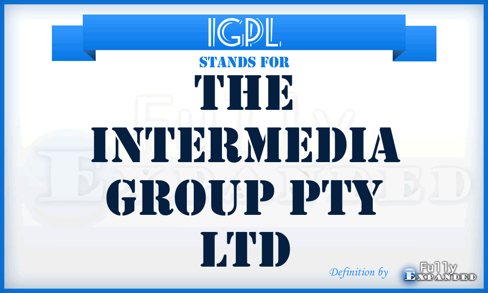 IGPL - The Intermedia Group Pty Ltd