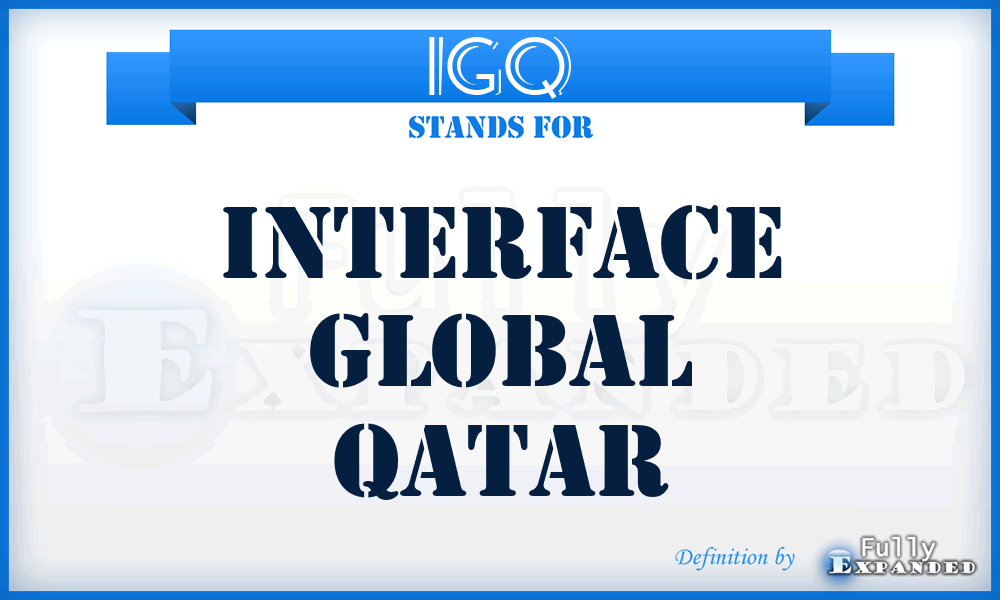 IGQ - Interface Global Qatar