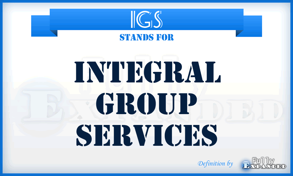 IGS - Integral Group Services