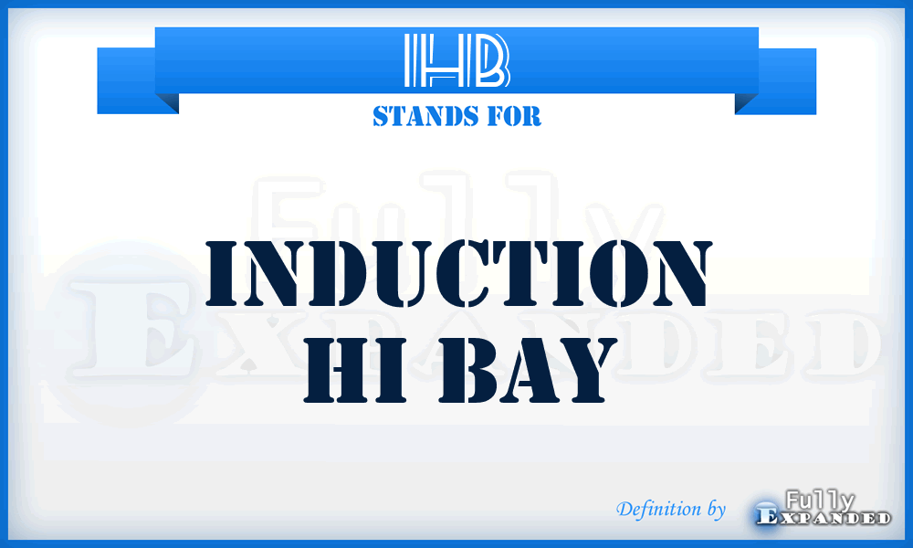 IHB - Induction Hi Bay