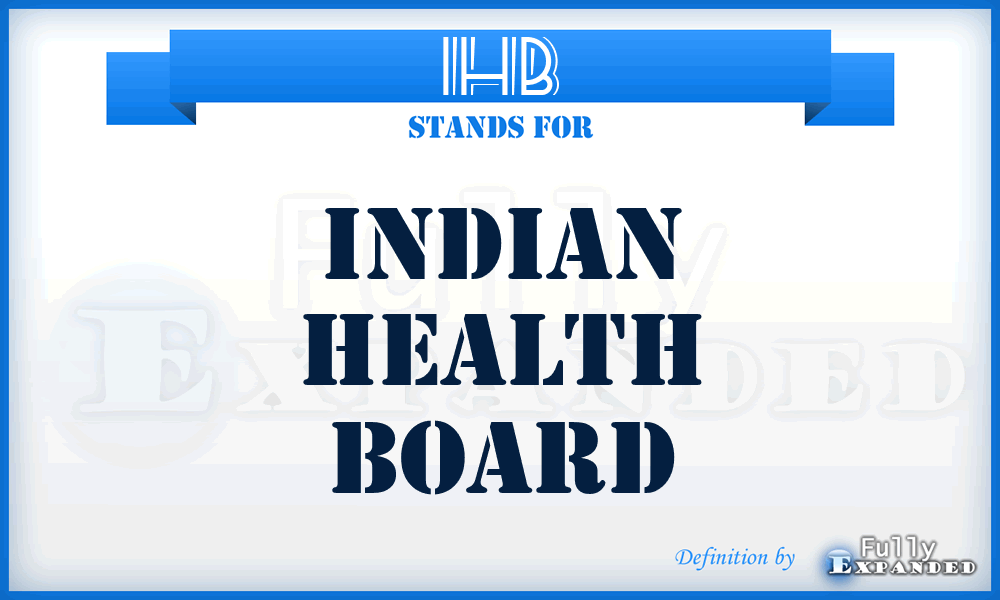 IHB - Indian Health Board